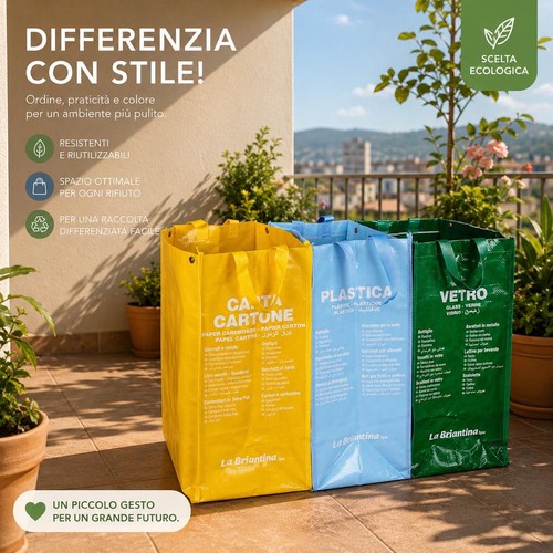 Sacchi raccolta differenziata - raccolta,