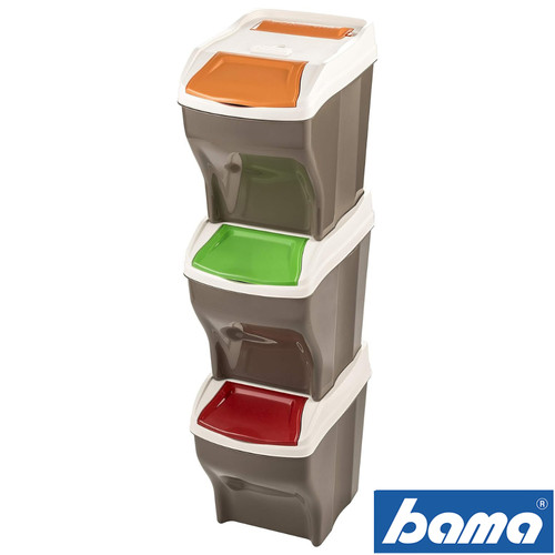 Set pattumiere bama - 3, poker