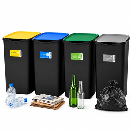 Set pattumiere litri - set, 4