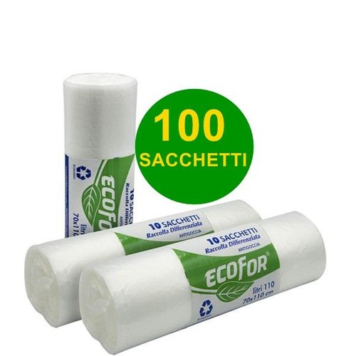 100 sacchetti ecofor per la - 100,