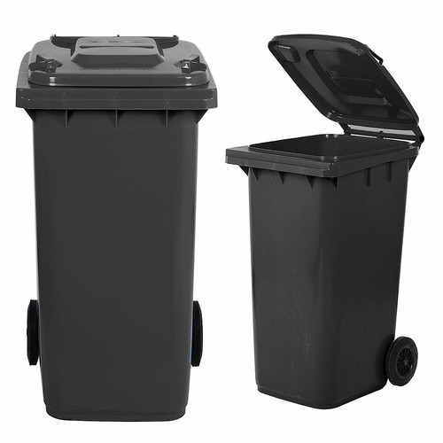 Bidone carrellato grigio - , per